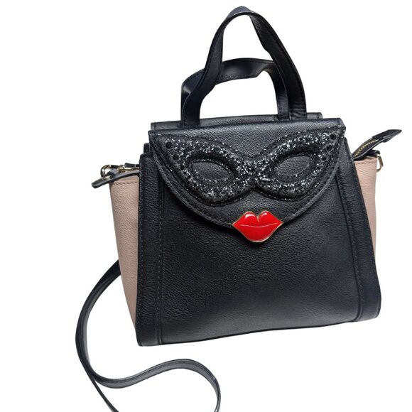 Kate Spade “Dress the Part” Mask Masquerade Small Adrien Satchel Bag | RARE - Picture 3 of 17